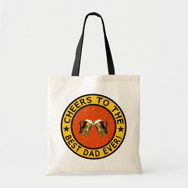 BEST DAD EVER custom bag – choose style, colour (Front)