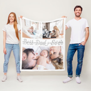 Best Dad Ever Custom Personalised Fleece Blanket