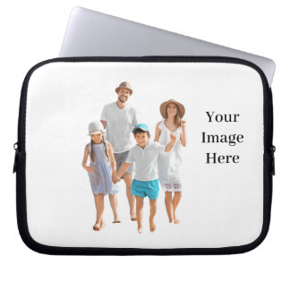 Best Dad ever Custom Photo Father's Day Gift Laptop Sleeve