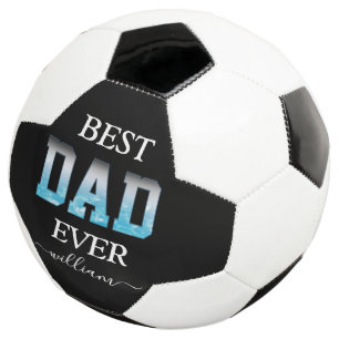 Best Dad Ever Custom Photo Father's Day  Soccer Ball