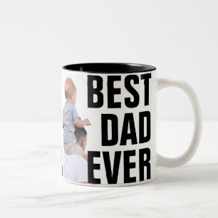 Best Dad Ever Custom Photo Mug