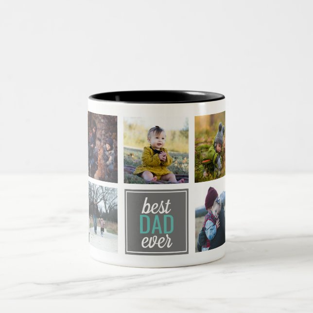 Best DAD Ever Custom Photo Mug (Center)