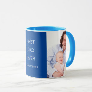 Best Dad Ever Custom Photo Mug