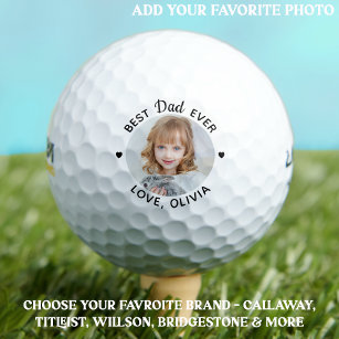 Best DAD Ever Custom Photo Personalised  Golf Balls