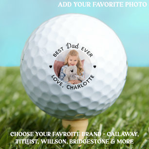 Best DAD Ever Custom Photo Personalised Name Golf Balls