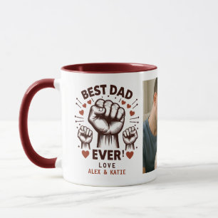 Best Dad Ever Custom Photo Personalized Father’s Mug