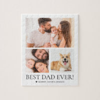 Best Dad Ever Custom Photos Father's Day Collage