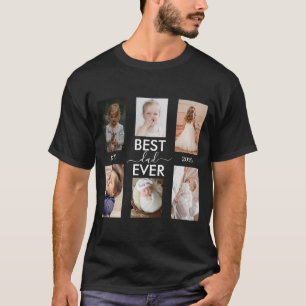 Best Dad Ever Customisable year and images T-Shirt