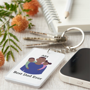 Best Dad Ever Customise Key Ring