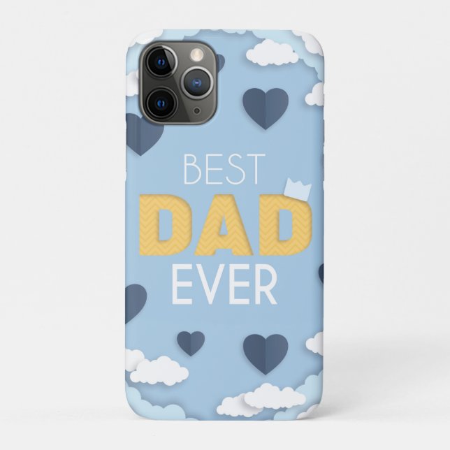 Best Dad Ever Cute Father's Day  Case-Mate iPhone Case (Back)