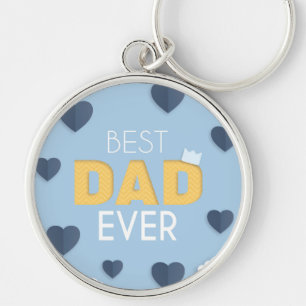 Best Dad Ever Cute Father's Day Key Ring