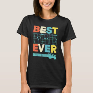 Best Dad Ever D A D Chord Dad Guitarist Father T-Shirt