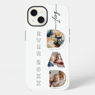 Best DAD ever Dad Letters 3 Photos Collage  iPhone 13 Case
