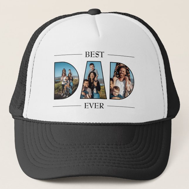Best Dad Ever Daddy Trucker Hat (Front)