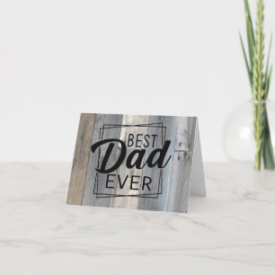 Best Dad Ever Editable Fathers Day Card For dad