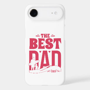 Best Dad Ever – Father & Child Surfing Silhouette