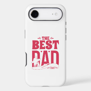 Best Dad Ever – Father & Child Surfing Silhouette