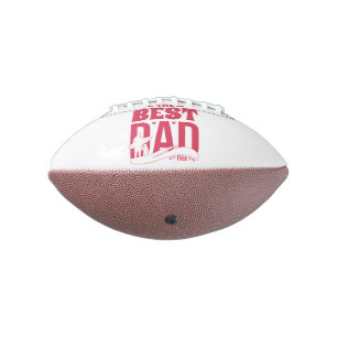 Best Dad Ever – Father & Child Surfing Silhouette Football