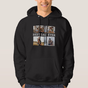 Best Dad Ever Father Daddy Photo Collage Picture  Hoodie