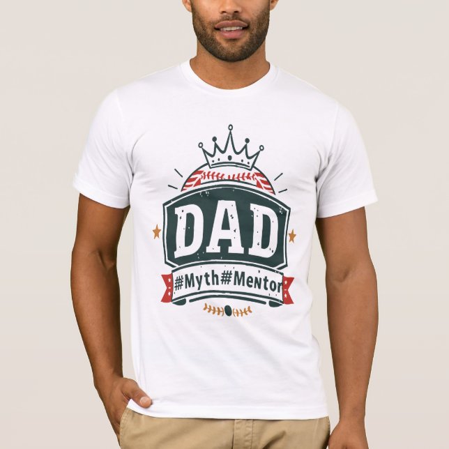 Best Dad Ever - Father Figure Crown Apparel T-Shirt (Front)