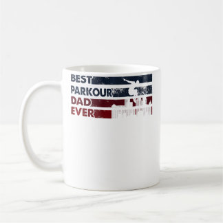 Best Dad Ever - Father Vintage Parkour Coffee Mug