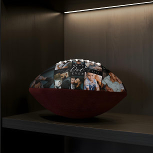 Best Dad Ever   Father's Day 8 Photo Collage Football