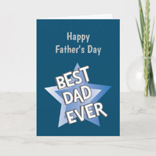 Best Dad Ever Father's Day Card