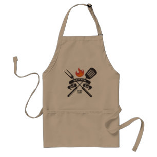 Best Dad Ever Fathers Day Custom Name Standard Apron