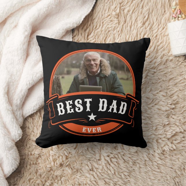 Best Dad Ever Father's Day Gift Cushion (Blanket)