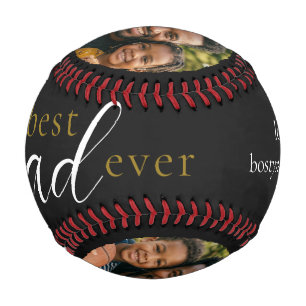 Best Dad Ever Fathers Day Gift Photo Baseball