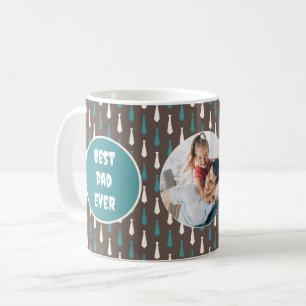 Best Dad Ever Father's Day Pesonalize Images Coffee Mug