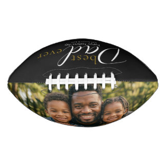 Best Dad Ever Fathers Day Photo Football