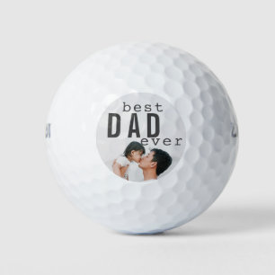Best Dad Ever Father's Day Photo Golf Balls