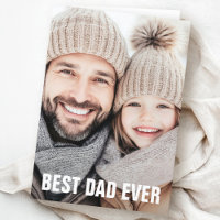Best dad ever father's day photo modern