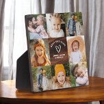 Best Dad Ever Father's Day Photo Wood Grain Plaque<br><div class="desc">The Best Dad Ever Father's Day Photo Collage Plaque is a meaningful and personalised gift, perfect for showing Dad how much he’s loved. This plaque features a custom photo collage where you can upload treasured family memories, creating a touching keepsake. The stylish design includes the heartfelt message "Best Dad Ever,...</div>