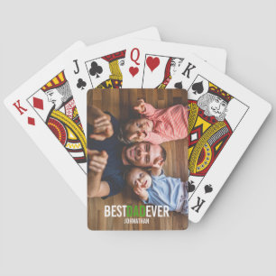 Best Dad Ever Father's Day Playing Cards