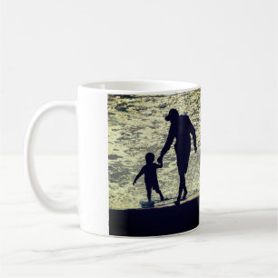 Best dad ever father's day son daughter papa dad p coffee mug