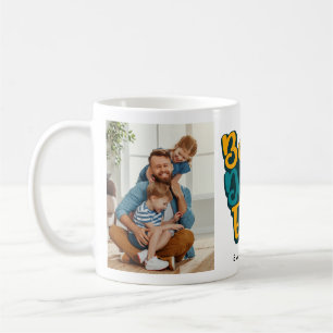 Best Dad Ever Father's Day Two Photo Collage Coffee Mug