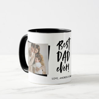Best Dad Ever Father's Day Two Photo Mug