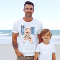 Best Dad Ever Fist Bump Shirt - 2 Kids Name