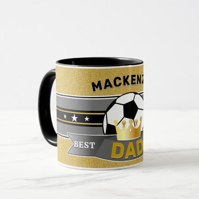 Best DAD Ever FOOTBALL Sport  Mug (Front Left)