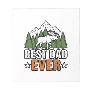Best Dad Ever Forest Creature Vintage Dad Shirt De Notepad