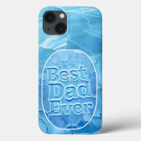 Best Dad Ever Frozen Lake iPhone Case