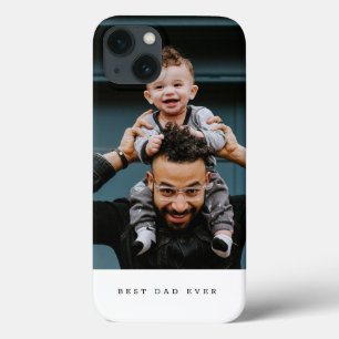 Best Dad Ever Full Photo Personalised iPhone 13 Case