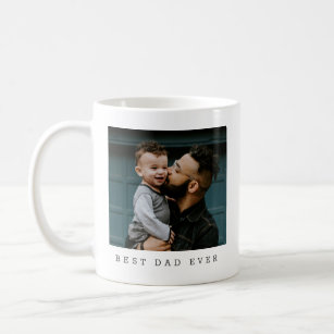 Best Dad Ever Full Photo Personalised Coffee Mug