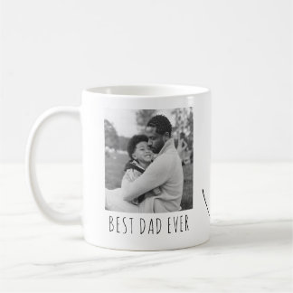 Best Dad Ever Full Photo Personalised Coffee Mug