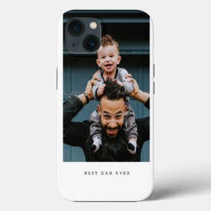 Best Dad Ever Full Photo Personalised iPhone 13 Case
