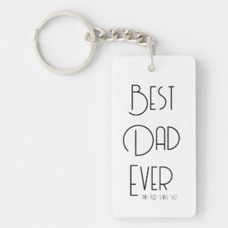 Best Dad Ever Funny Father's Day Key Ring