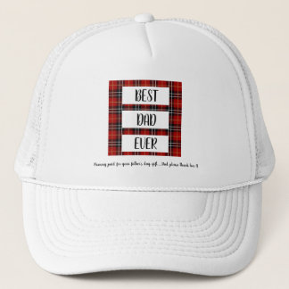 Best Dad Ever Funny Quote Father's Day Gift Trucker Hat