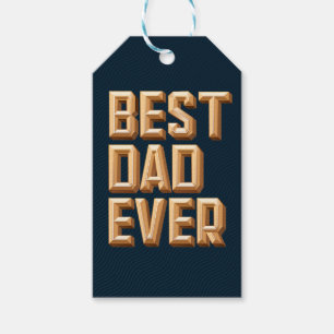 Best Dad Ever / Gift Tag